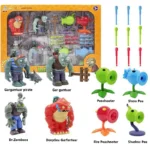 Plants Vs Zombies Toy set No Box Shadow Pea Crazy Dave AllStarZombie Game Character Ornaments Interactive Games For Kid Boy Gift - Image 2