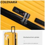 COLENARA Suitcase on Wheels 22"24"26"28"30"32"34 Inch Large Capacity ABS+PC Thickened Trolley Case Women's Rolling Luggage - Image 2