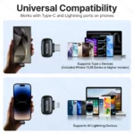 BOYA BOYA Mini Wireless Lavalier Lapel Microphone for iPhone iPad Android Type-C Phone Live Broadcast Audio Video Recording Vlog - Image 4