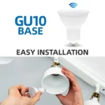 6PCS 3W 6W 9W 12W LED GU10 Radar Sensor Light Bulb 220V Motion Sensor LED Lamp Auto OFF/ON Warm White 3000K/Cold White 6000K - Image 4