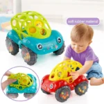 Soft Silicone Children Sensory Toy Cars Rubber Push and Go Vehicles Toddler Cartoon Educational Toys for Babies Kids Baby Gifts - Image 3