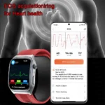 2025 New Health Monitor Smart Watch Blood Pressure Lipid Uric Acid ECG NFC Body Temperature Bluetooth Call Health Smartwatch - Image 6