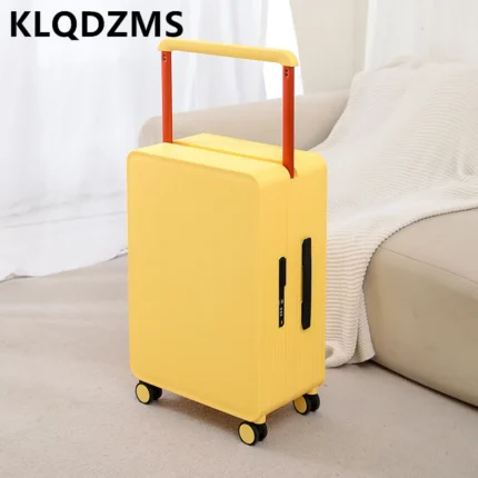 KLQDZMS Travel Suitcase 20 "24 Inch Rugged Boarding Box Men and Women PC Trolley Case Universal Wheel Rolling Travel Luggage