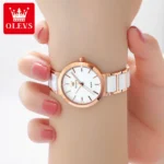 OLEVS Women's Wristwatch Luxury Brand Watch for Women Elegant Bracelet Waterproof Fashion Quartz Ladies Watches Reloj Para Mujer - Image 4