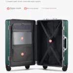 COLENARA 18 "20"24" Inch Multifunctional Suitcase Front Opening Boarding Box Aluminum Frame Trolley Case USB Charging Luggage - Image 2