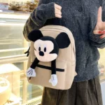 Disney 2025 New Mickey Mouse Children's Backpack Cute Plush Bag Large Capacity Student Backpack Stylish Bag Children Gift - Image 2