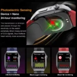 Sapphire Glass AMOLED Blood Pressure Smart Watches ECG Blood Oxygen Blood Pressure Air Pump Sport Health Tracking Smartwatch NFC - Image 3