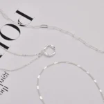 Layered Gold Necklaces for Women Stackable14K Gold Silver Plated Circle Paperclip Chain Pendant Choker Necklace Set For Woman - Image 4