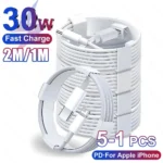 PD 20W Fast Charging Cable 1M 2M For Apple iPhone 11 13 12 14 Pro Max Plus Data Line Cables Quick Charge Phone Accessories