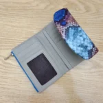 2025AW New Exotic Colorful Python Pattern Cow Leather Short Wallet Women Trendy ID Card Holders Money Bag Purse Gift for Ladies - Image 4