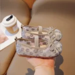 Floral Embroidery Lace Ballet Flats Baby Girls 2025 Summer New Breathable Mesh Ballerinas Kids Cute Wedding Party Dress Shoes - Image 4