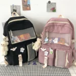 2025 New Schoolbags For Female College Students, High School Students, Large Capacity Junior Backpacks, Trendy