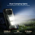 Global Version DOOGEE V Max LR 5G Rugged Phone Laser Rangefinder Gemini AI Dual Camping Lights 20500mAh Battery 6.78'' Cellphone - Image 3
