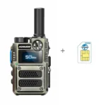4G LTE POC Global for Radio Walkie-Talkie Mobile Phone Long Range 5000KM PTT SIM Card Compatible GSM Networks Compass Navigation