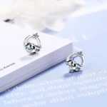 925 Sterling Silver Blue Crystal Elegant Jewelry Sets For Women Wedding Earrings Necklaces Accessories - Image 2