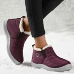 Winter Waterproof Breathable Men Casual Shoes Fashion Men Sneakers Fur Keep Warm Slip On Men's Sneaker Soft Unisex Ankle Shoes - Image 5