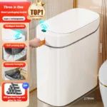 JOYBOS Smart Sensor Trash Can With Auto Adsorption Bag Rechargeable Garbage Trash Can For Home Toilet Living Room Household - Image 6