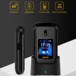 UNIWA V909T 4G Flip Phone 2.8 Inch Double Screen Feature Phone Big Push-Button Telephone For Elderly Clamshell Cellphone On Sale - Image 5
