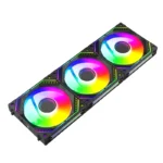 TEUCER JM-2 ARGB Cooling Fan Kit Mirror Cycle Light Effect PWM 800-2000RPM Water Cooling 360mm Cooler Fan Chassis Wireless Fan - Image 2