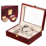 Luxury Wooden Watch Box 1/2/3/5/6/10/12 Grids Watch Organizers 6 Slots Wood Holder Boxes for Men Women Watches Jewelry Display - Image 3
