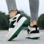 Students children's shoes four wheel light shoes Boys invisible roller shoes large size outdoor sports walking shoes women - Image 2