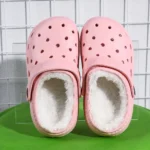 Winter Children's Slippers Comfortable DIY Fashionable Hollow-out Breathable Suitable Leisure Outdoor Walking Travel Bathroom - Image 4