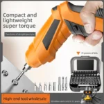 Rechargeable Electric Screwdriver Mini Drill Household Multifunctional Automatic Screwdriver Tool for DIY Projects Home Use - Image 2