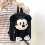 Disney 2025 New Mickey Mouse Children's Backpack Cute Plush Bag Large Capacity Student Backpack Stylish Bag Children Gift