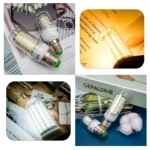 E27 E14 LED Lamp 220V Led Bulb SMD5730 Bombilla LED Light 24 36 48 56 69 72leds Lampada Corn Bulbs Chandelier for House Lighting - Image 5