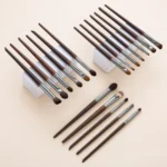 OVW Natural Goat Hair Makeup Brushes Set Professional Kit brocha maquillaje pedzle do makijazu blending smudging brush shader - Image 3