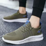 Fashion Sneakers Lightweight Men Casual Shoes Breathable Male Footwear Lace Up Walking Shoe - Image 6