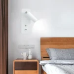 Indoor Led wall lamps 7W with USB Charge Wall Lamp Bedroom Living room Nordic Modern Wall Light Aisle with switch Wall sconce - Image 2