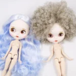 ICY DBS Blyth Doll No. 4 curved lips Custom Matte face with eyebrow Joint body 1/6 bjd anime - Image 3
