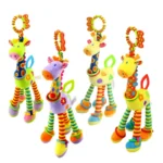 Soft Animal Handbells Rattles Butterfly Rabbit Duck Plush Infant Baby Development Handle Toys Hot Selling WIth Teether Baby Toy - Image 3