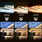 UL Listed COB LED Strip Light 320 480 LEDs/m 16.4ft High Density Flexible Tape Ribbon 3000-6500K RA90 Led Lights DC12V 24V - Image 3