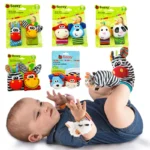 Baby Toys 0 12 Months Stuffed Toys Animal Baby Socks Rattles Wrist Baby Rattles Newborn Toys Make Sounds Rattle Toys For Babies - Image 2
