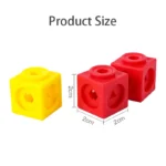 Montessori Math Toys 10 Colors Rainbow Link Cubes Snap Blocks Stacking Game Educational Learning Toys For Children Diy 3D Puzzle - Image 6