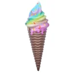 Squishies Colorful Ice Cream Squishy Slow Rising Soft Creative Squeeze Toy Simulation Stress Relief Funny Xmas Gift Toy for Kids - Image 2