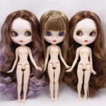 ICY DBS Blyth Doll No. 4 curved lips Custom Matte face with eyebrow Joint body 1/6 bjd anime - Image 2