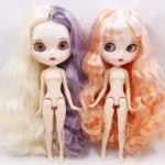 ICY DBS Blyth Doll No. 4 curved lips Custom Matte face with eyebrow Joint body 1/6 bjd anime - Image 4