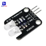 diymore PCB0100 2 Channel Infrared Transmitter Module IR Transmitter for Arduino Electronic Building Blocks - Image 5