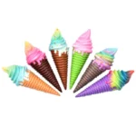 Squishies Colorful Ice Cream Squishy Slow Rising Soft Creative Squeeze Toy Simulation Stress Relief Funny Xmas Gift Toy for Kids - Image 5