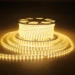 Blue LED Strip Light Waterproof AC 220V Strip LED Ribbon RGB 5050 LED Tape Flexible Lighting With EU Plug 5m 10m 15m 20m 25m 30m - Image 2