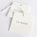 200pcs Custom Vintage Paper Hangtag Clothing Price Size Hang Tag 400g 800g Wood Paper with CMYK Logo Printing Recycled Cardboard