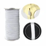 Hot sell 10yards sewing elastic band white black high elastic fiat rubber band waist band Sewing Stretch Rope 5BB5628 - Image 5