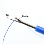 8pcs Thread Cutter Seam Ripper Stitch Unpicker Sewing Tools Plastic Handle Craft Tool Sewing Accessoriess (4 Small 4 Large) - Image 2