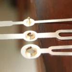 1sets Young Town White Axis Hands Black And Silver 2060# Metal Aluminum Quartz Clock Accessory High Quality DIY Kits - Image 2