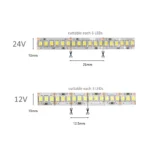 12V LED Strip Light 24V 1M 2M 3M 4M 5M Fita LED Tape SMD 2835 240LED/M Flexible DC 12V 24V Warm White Stripe Ribbon Lighting - Image 2