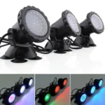 12V RGB LED Underwater Light 36LED IP68 Waterproof Aquarium Spotlight Swiming Pool Fountains Pond Tank Light for Landscape Decor - Image 4