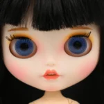 ICY DBS Blyth doll 1/6 bjd with open mouth black straight hair white skin customized matte face Joint body - Image 2